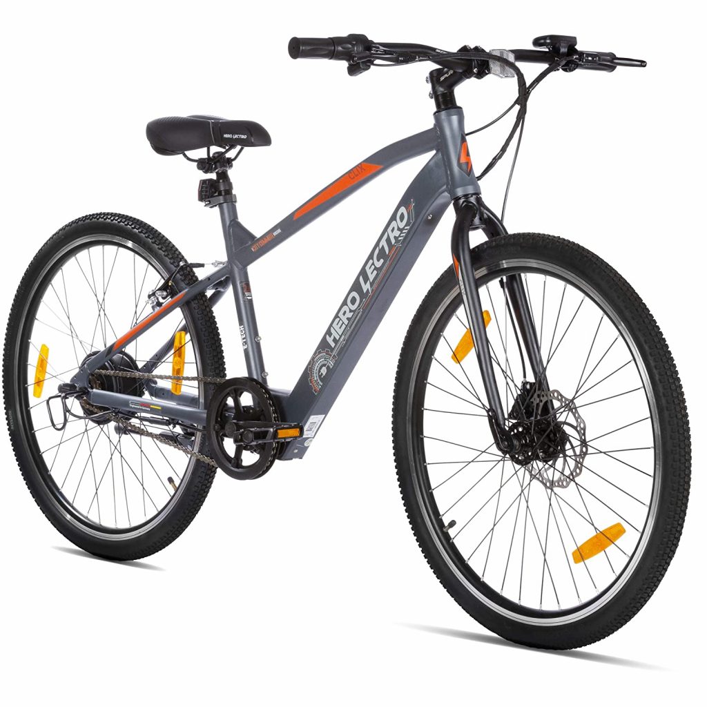 Hero Lectro Unisex Single Speed Clix 26T SS Electric Cycle
