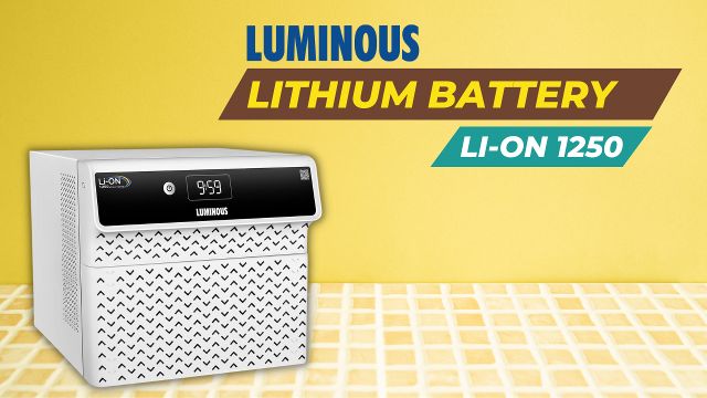 Luminous 1250 Lithium Battery